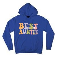 Auntie Funny Gift Best Auntie Ever Auntie Groovy Aunt Gift Tall Hoodie