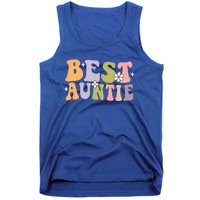 Auntie Funny Gift Best Auntie Ever Auntie Groovy Aunt Gift Tank Top