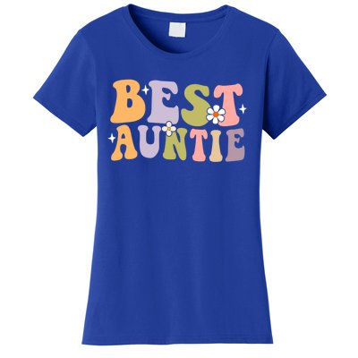 Auntie Funny Gift Best Auntie Ever Auntie Groovy Aunt Gift Women's T-Shirt