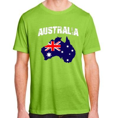 Australia Flag Gift Adult ChromaSoft Performance T-Shirt