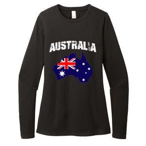 Australia Flag Gift Womens CVC Long Sleeve Shirt