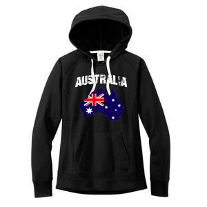 Australia Flag Gift Women's Fleece Hoodie