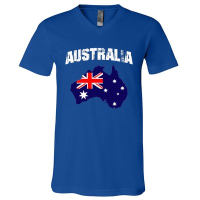 Australia Flag Gift V-Neck T-Shirt