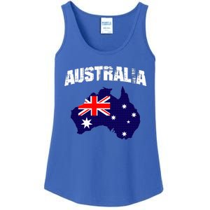 Australia Flag Gift Ladies Essential Tank