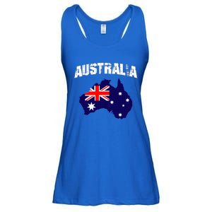 Australia Flag Gift Ladies Essential Flowy Tank