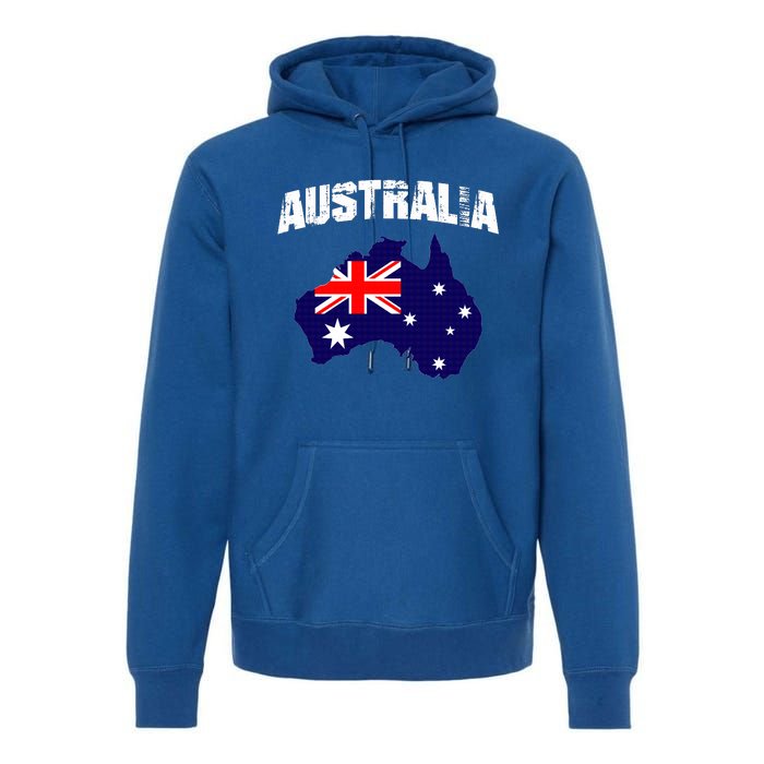 Australia Flag Gift Premium Hoodie