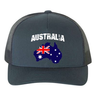 Australia Flag Gift Yupoong Adult 5-Panel Trucker Hat