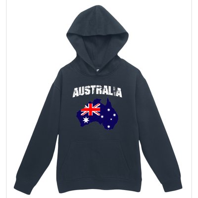 Australia Flag Gift Urban Pullover Hoodie