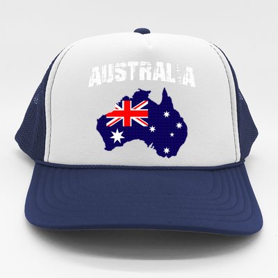 Australia Flag Gift Trucker Hat