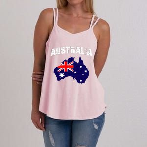 Australia Flag Gift Women's Strappy Tank