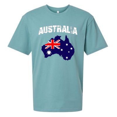 Australia Flag Gift Sueded Cloud Jersey T-Shirt