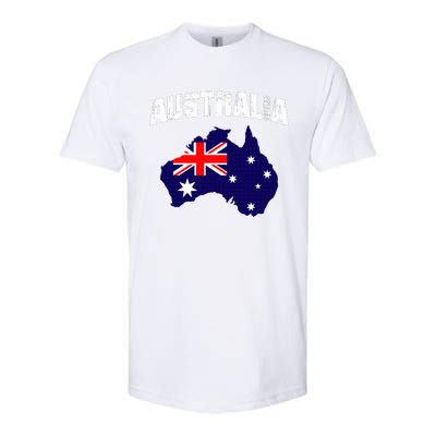 Australia Flag Gift Softstyle® CVC T-Shirt