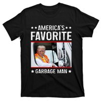 AmericaS Favorite Garbage Man Funny Trump Garbage Truck T-Shirt