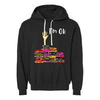 A Funny Gift For Reading Books Librarian Readers Nerd Garment-Dyed Fleece Hoodie