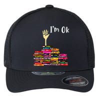A Funny Gift For Reading Books Librarian Readers Nerd Flexfit Unipanel Trucker Cap
