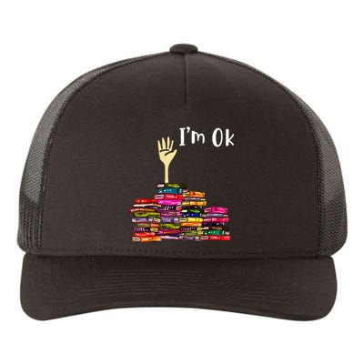 A Funny Gift For Reading Books Librarian Readers Nerd Yupoong Adult 5-Panel Trucker Hat