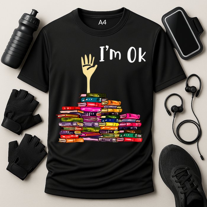 A Funny Gift For Reading Books Librarian Readers Nerd Performance Shirt