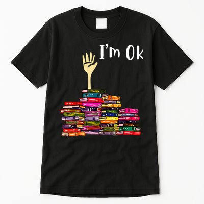 A Funny Gift For Reading Books Librarian Readers Nerd Tall T-Shirt