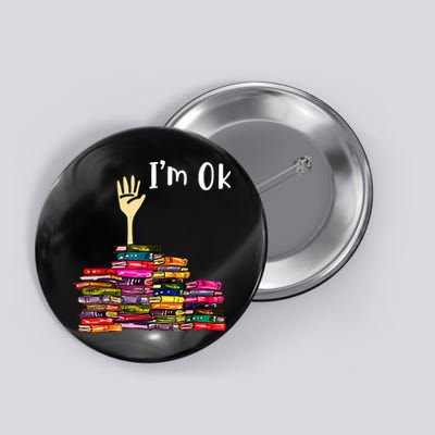 A Funny Gift For Reading Books Librarian Readers Nerd Button