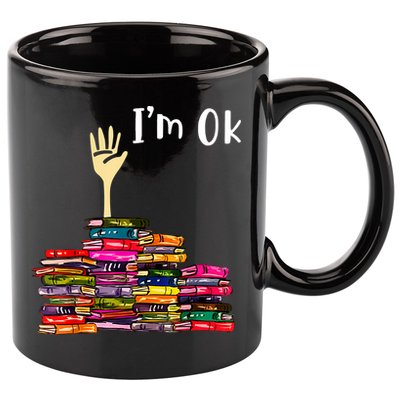 A Funny Gift For Reading Books Librarian Readers Nerd 11oz C Handle Ceramic Mug