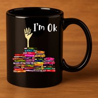 A Funny Gift For Reading Books Librarian Readers Nerd 11oz C Handle Ceramic Mug