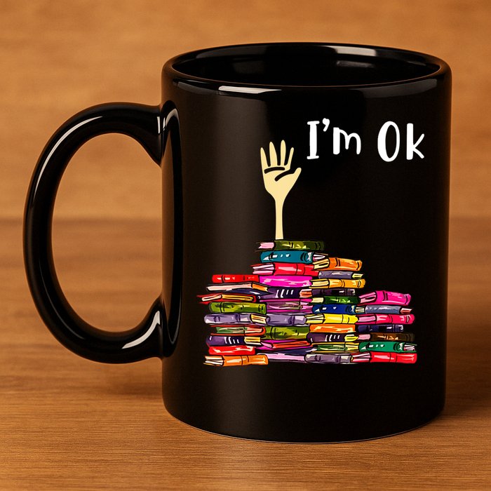 A Funny Gift For Reading Books Librarian Readers Nerd 11oz C Handle Ceramic Mug