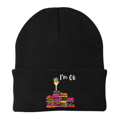 A Funny Gift For Reading Books Librarian Readers Nerd Beanie
