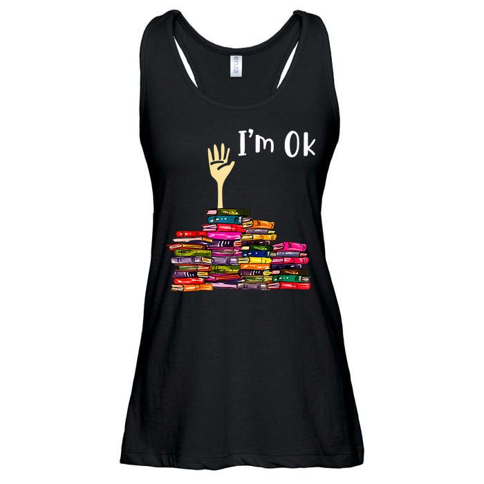 A Funny Gift For Reading Books Librarian Readers Nerd Ladies Essential Flowy Tank