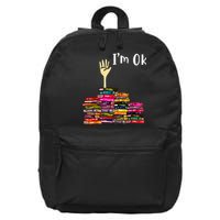 A Funny Gift For Reading Books Librarian Readers Nerd 16 in Basic Backpack