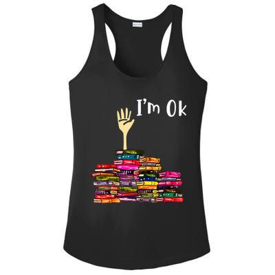 A Funny Gift For Reading Books Librarian Readers Nerd Ladies PosiCharge Competitor Racerback Tank