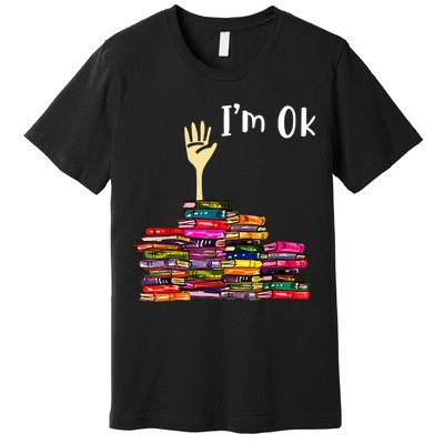 A Funny Gift For Reading Books Librarian Readers Nerd Premium T-Shirt