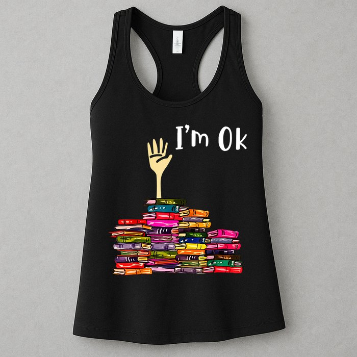 A Funny Gift For Reading Books Librarian Readers Nerd Womens Tank Top