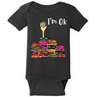 A Funny Gift For Reading Books Librarian Readers Nerd Baby Bodysuit