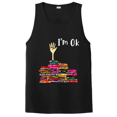 A Funny Gift For Reading Books Librarian Readers Nerd PosiCharge Competitor Tank