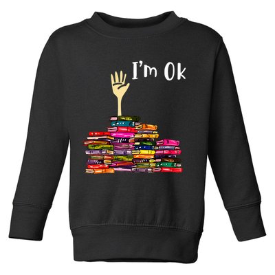 A Funny Gift For Reading Books Librarian Readers Nerd Toddler Sweatshirt