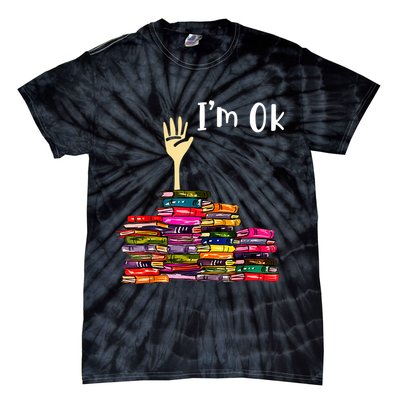 A Funny Gift For Reading Books Librarian Readers Nerd Tie-Dye T-Shirt