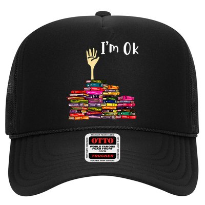 A Funny Gift For Reading Books Librarian Readers Nerd Trucker Hat