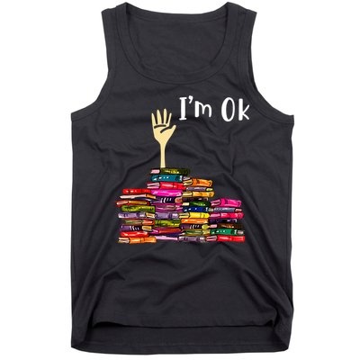 A Funny Gift For Reading Books Librarian Readers Nerd Tank Top