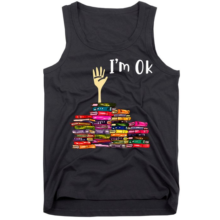 A Funny Gift For Reading Books Librarian Readers Nerd Tank Top
