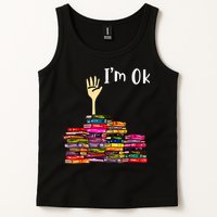 A Funny Gift For Reading Books Librarian Readers Nerd Tank Top