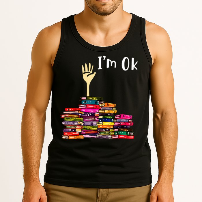 A Funny Gift For Reading Books Librarian Readers Nerd Tank Top