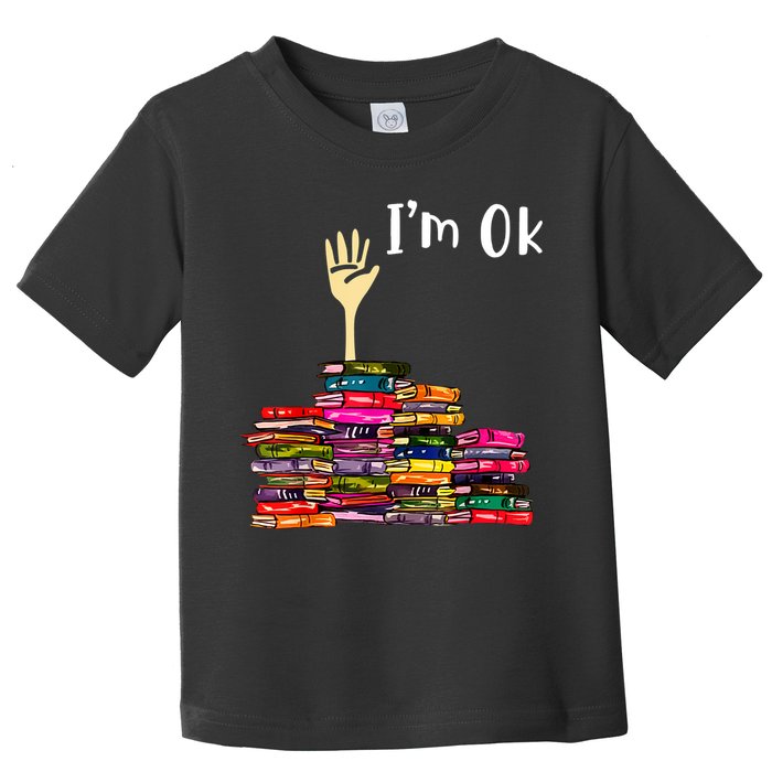 A Funny Gift For Reading Books Librarian Readers Nerd Toddler T-Shirt