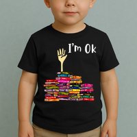 A Funny Gift For Reading Books Librarian Readers Nerd Toddler T-Shirt