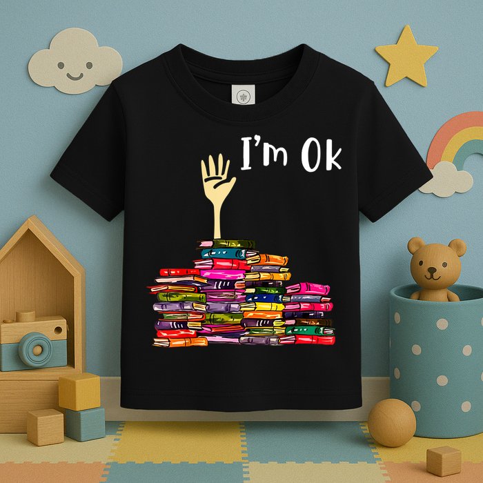 A Funny Gift For Reading Books Librarian Readers Nerd Toddler T-Shirt
