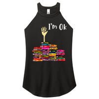 A Funny Gift For Reading Books Librarian Readers Nerd Women's Perfect Tri Rocker Tank