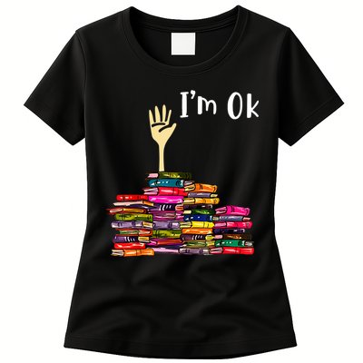 A Funny Gift For Reading Books Librarian Readers Nerd Womens T-Shirt
