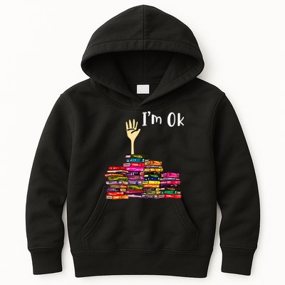 A Funny Gift For Reading Books Librarian Readers Nerd Kids Hoodie
