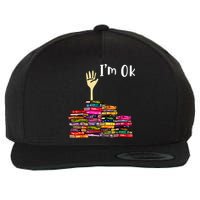 A Funny Gift For Reading Books Librarian Readers Nerd Wool Snapback Cap