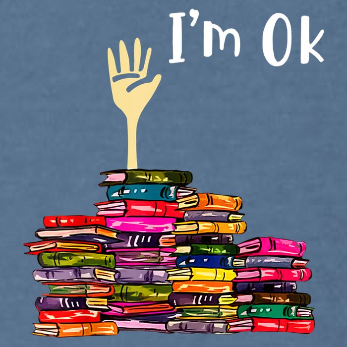 A Funny Gift For Reading Books Librarian Readers Nerd Garment-Dyed Sweatshirt