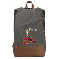 A Funny Gift For Reading Books Librarian Readers Nerd Cotton Canvas Backpack